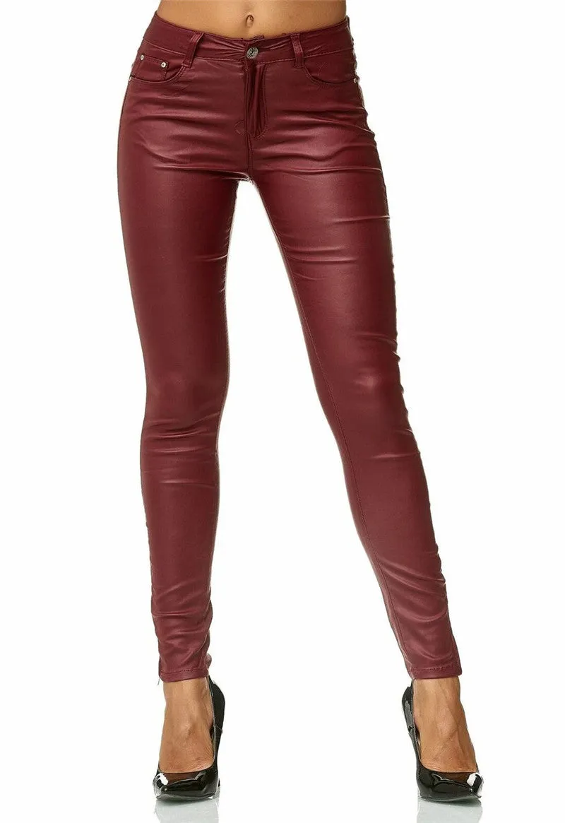 Sleek Leather Pants