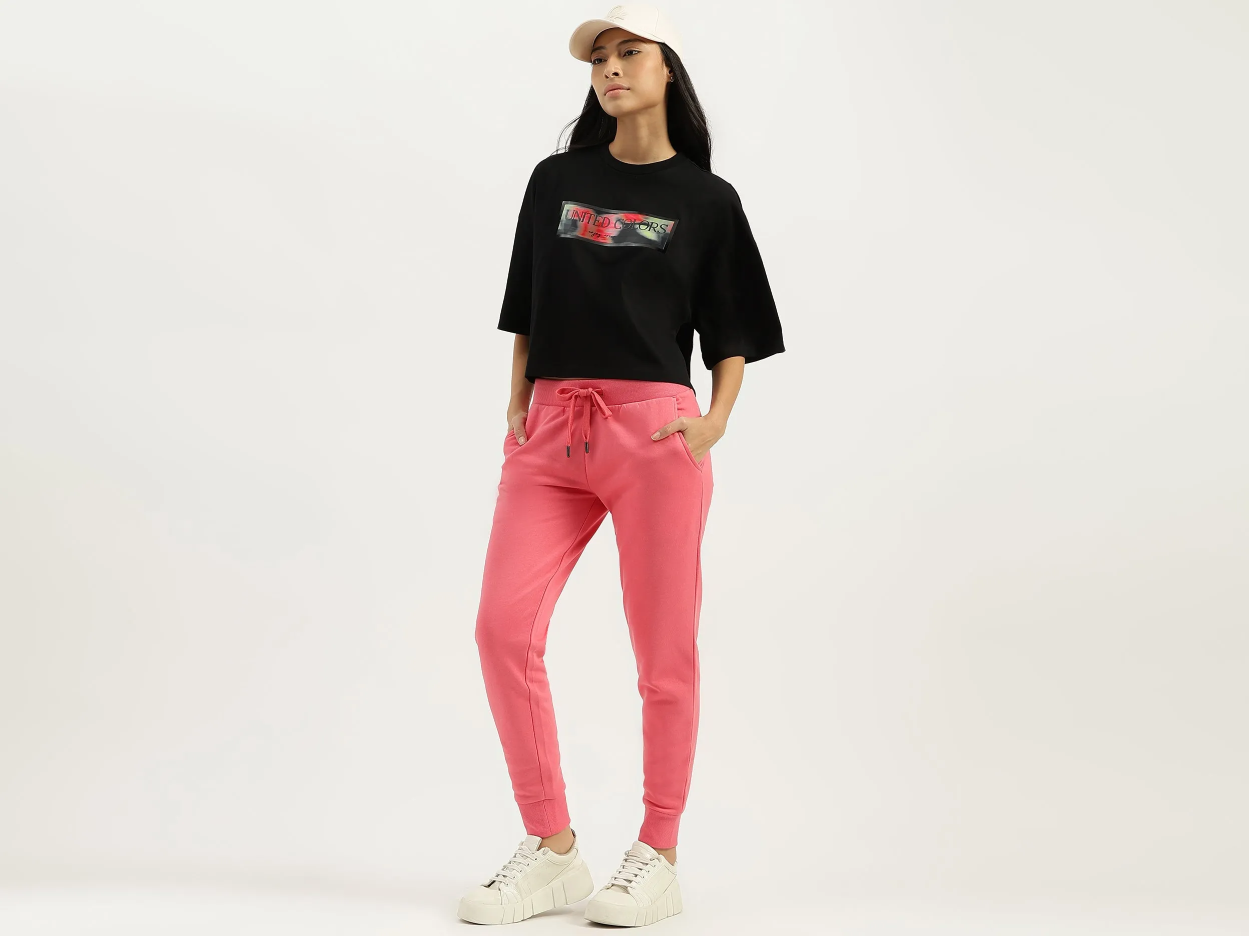 Solid Narrow Fit Track Pants