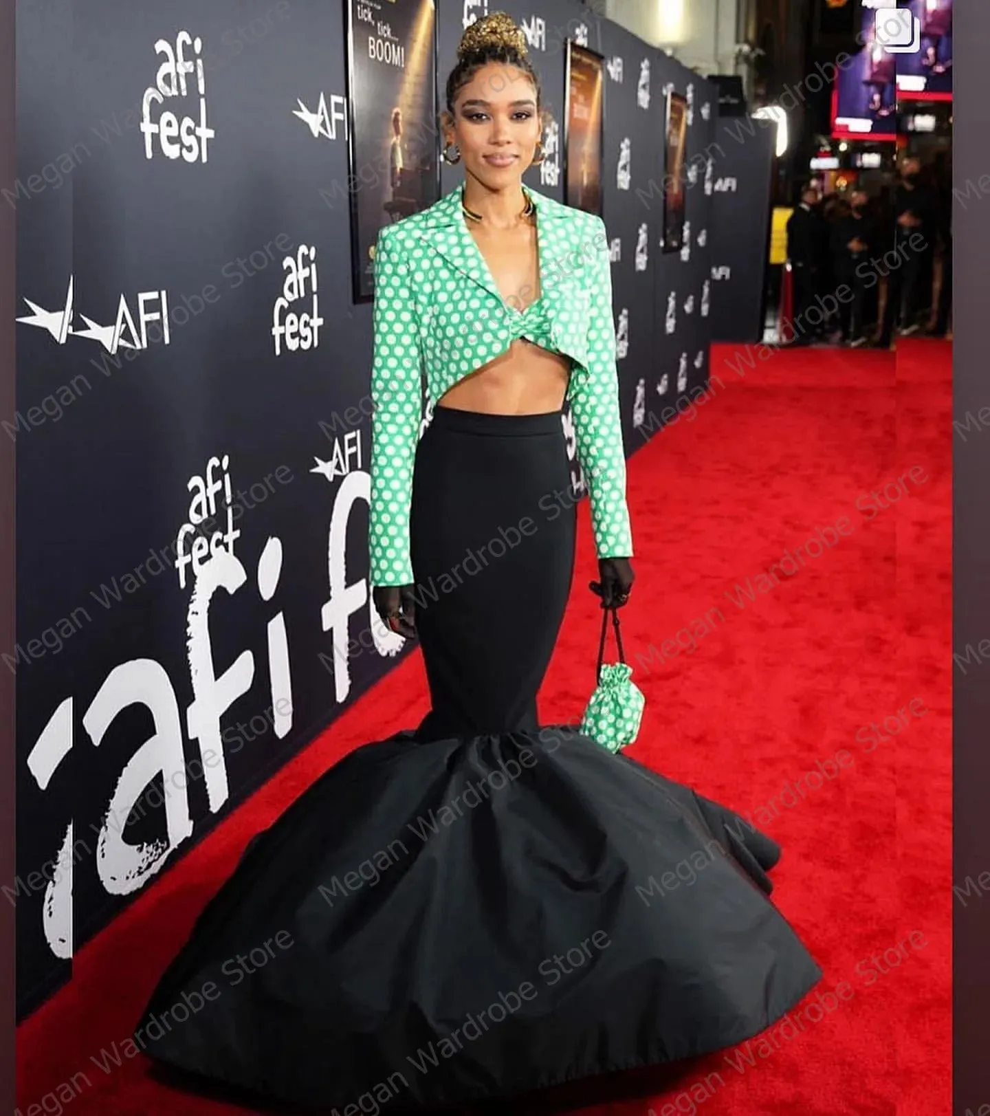Spanish Style Long Mermaid Satin Skirt with Elastic Waist