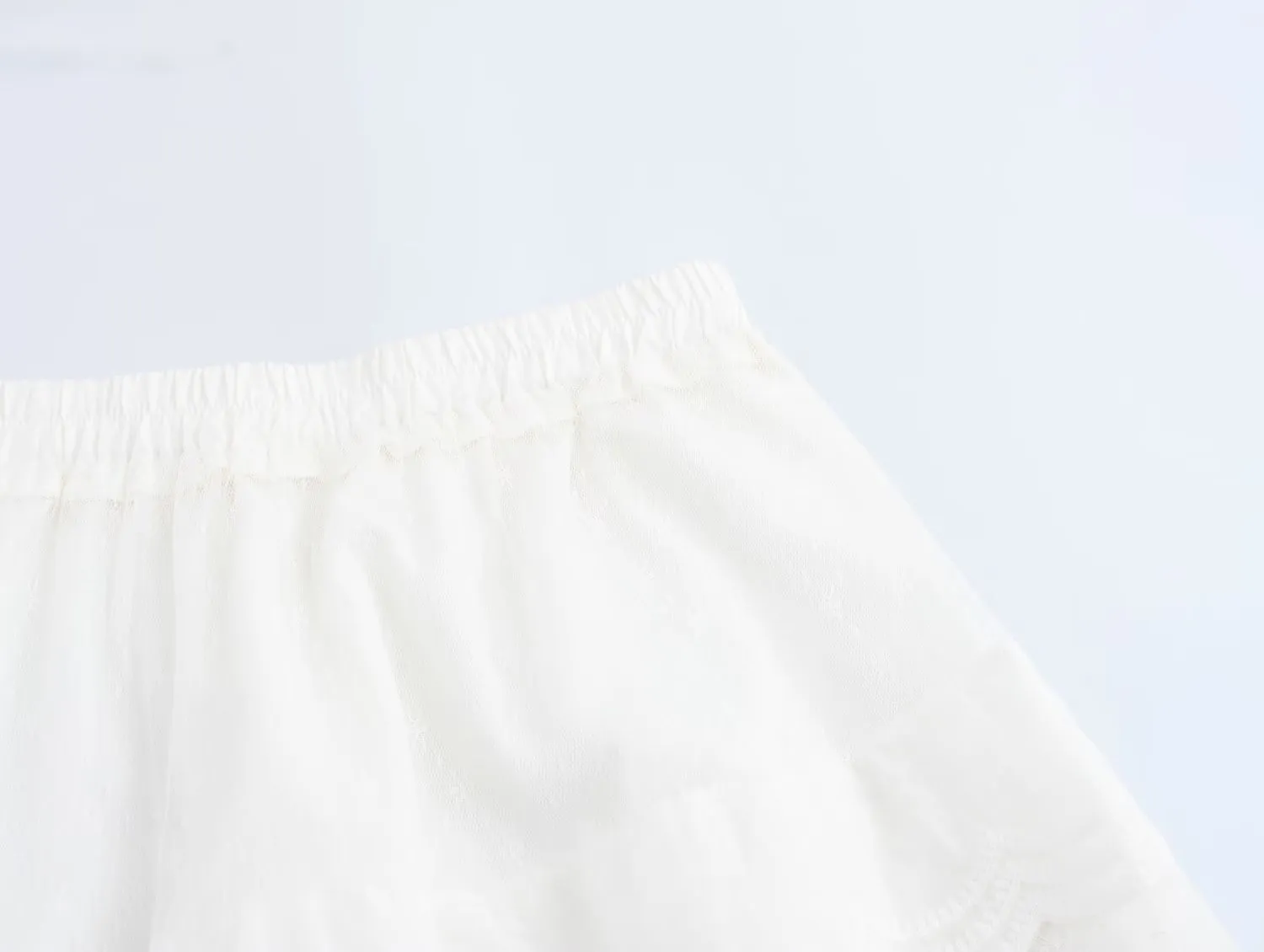Spring Summer Sweet Mesh Puffy Swing Midi Skirt