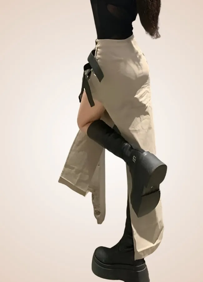 Steampunk Skirt With Belts