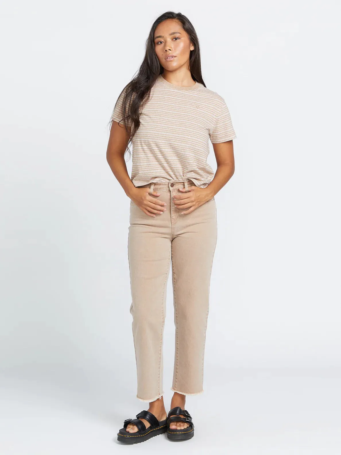 Stone Step Hi Rise Pant - Mocha