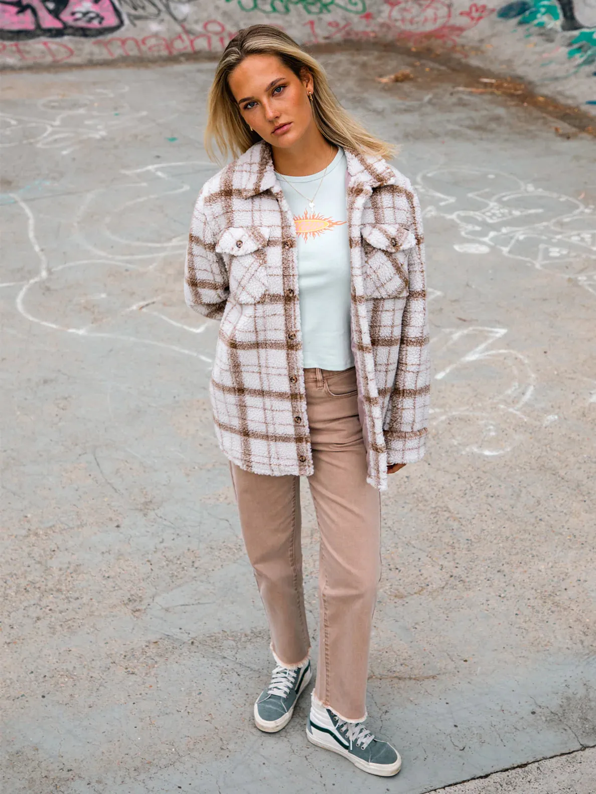 Stone Step Hi Rise Pant - Mocha