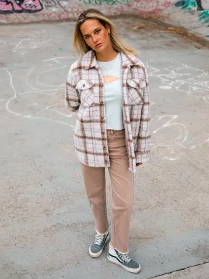Stone Step Hi Rise Pant - Mocha