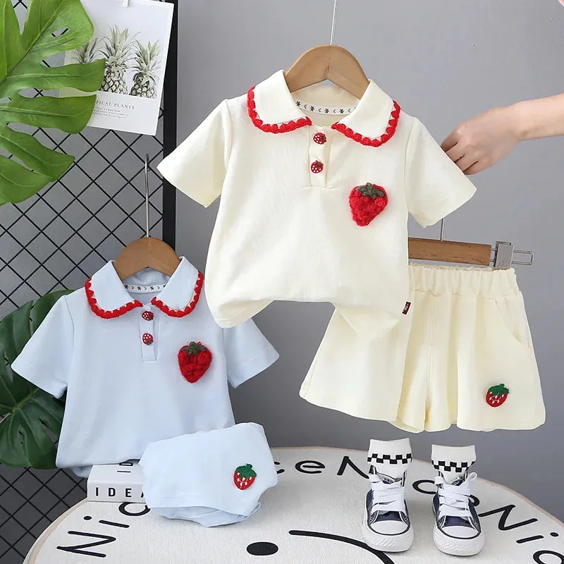 Strawberry Kids 2-Piece Summer Set