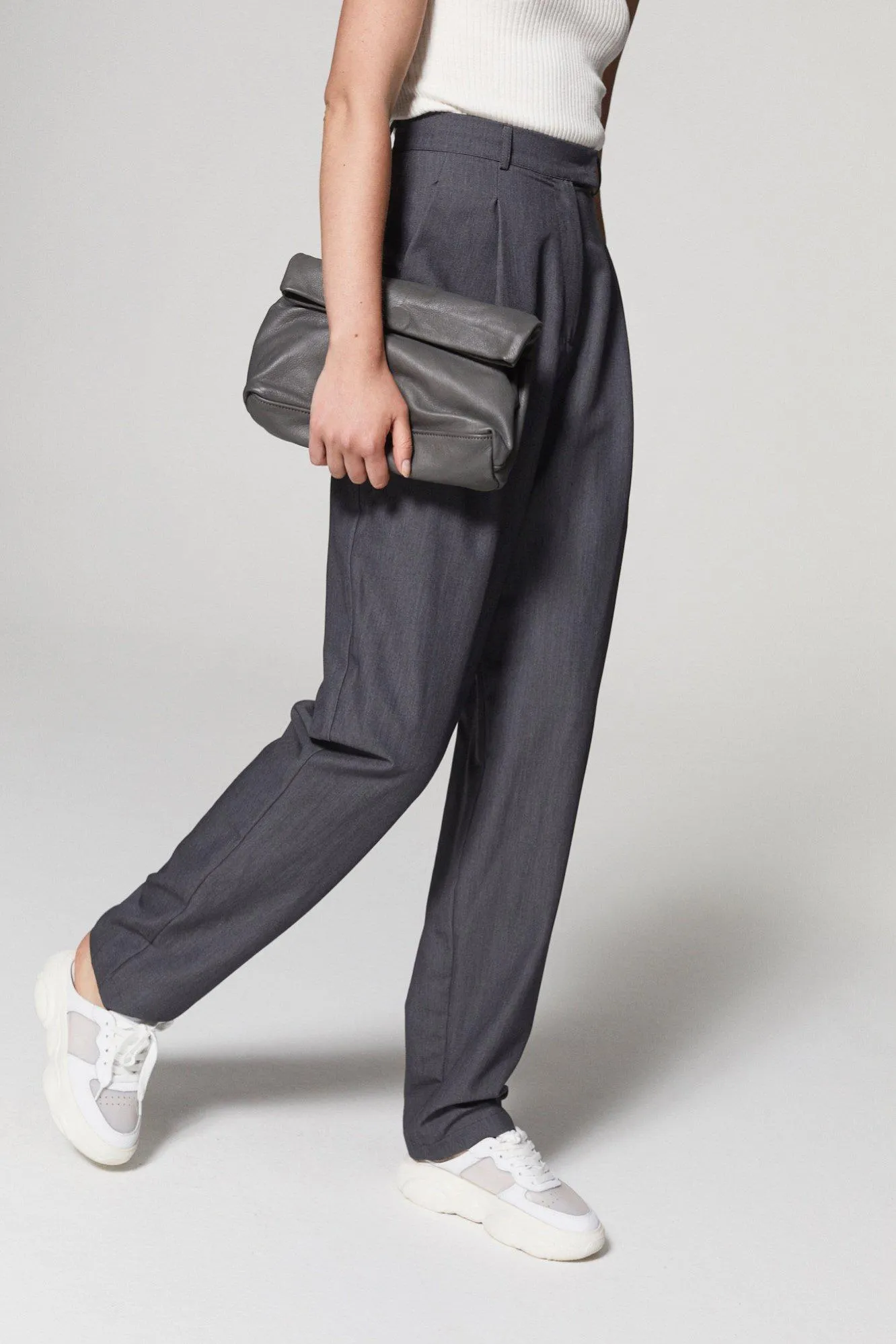 Street Style High Rise Tapered Pants