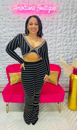 Striped down set
