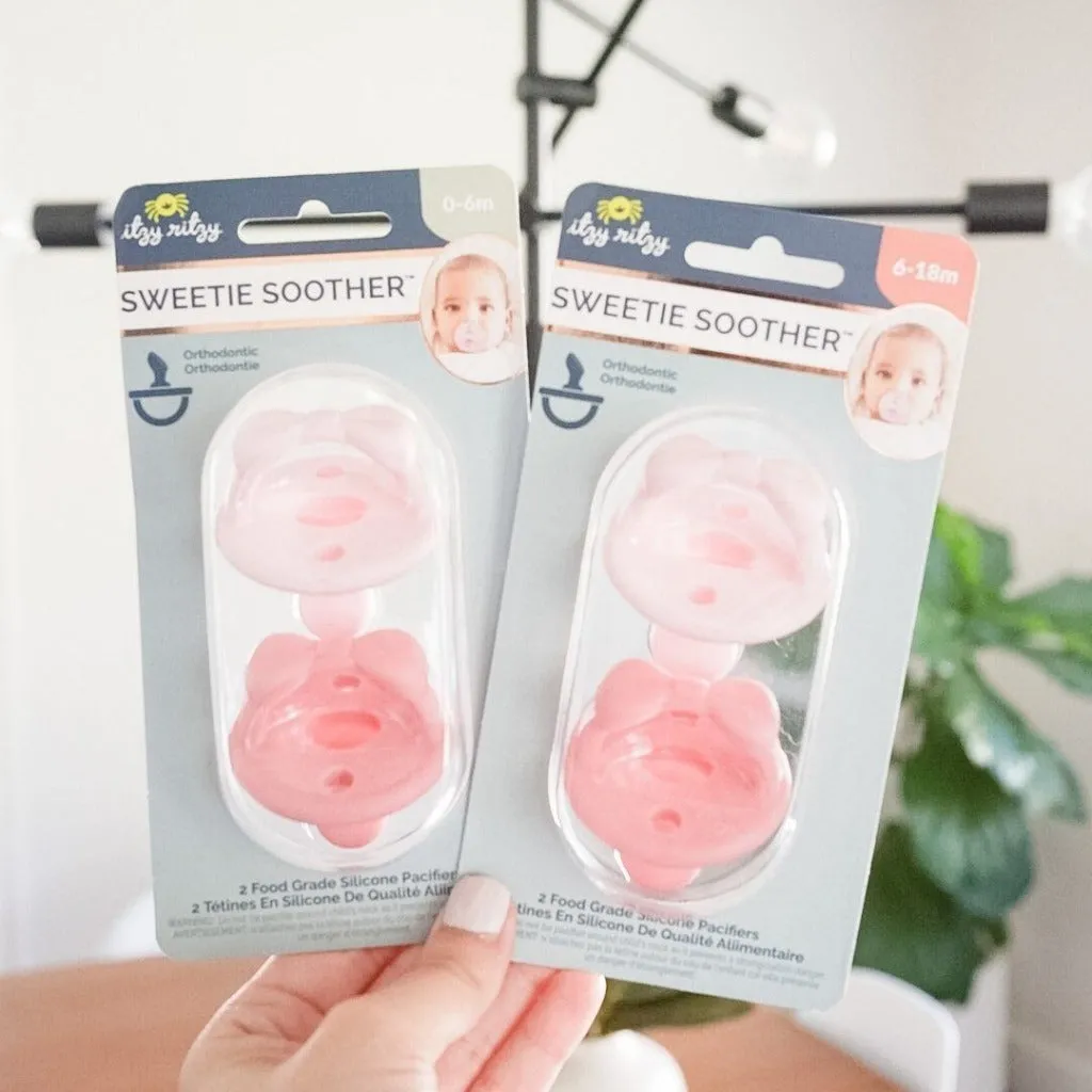 Sweetie Soother™ Orthodontic Silicone Pacifier 0-6M