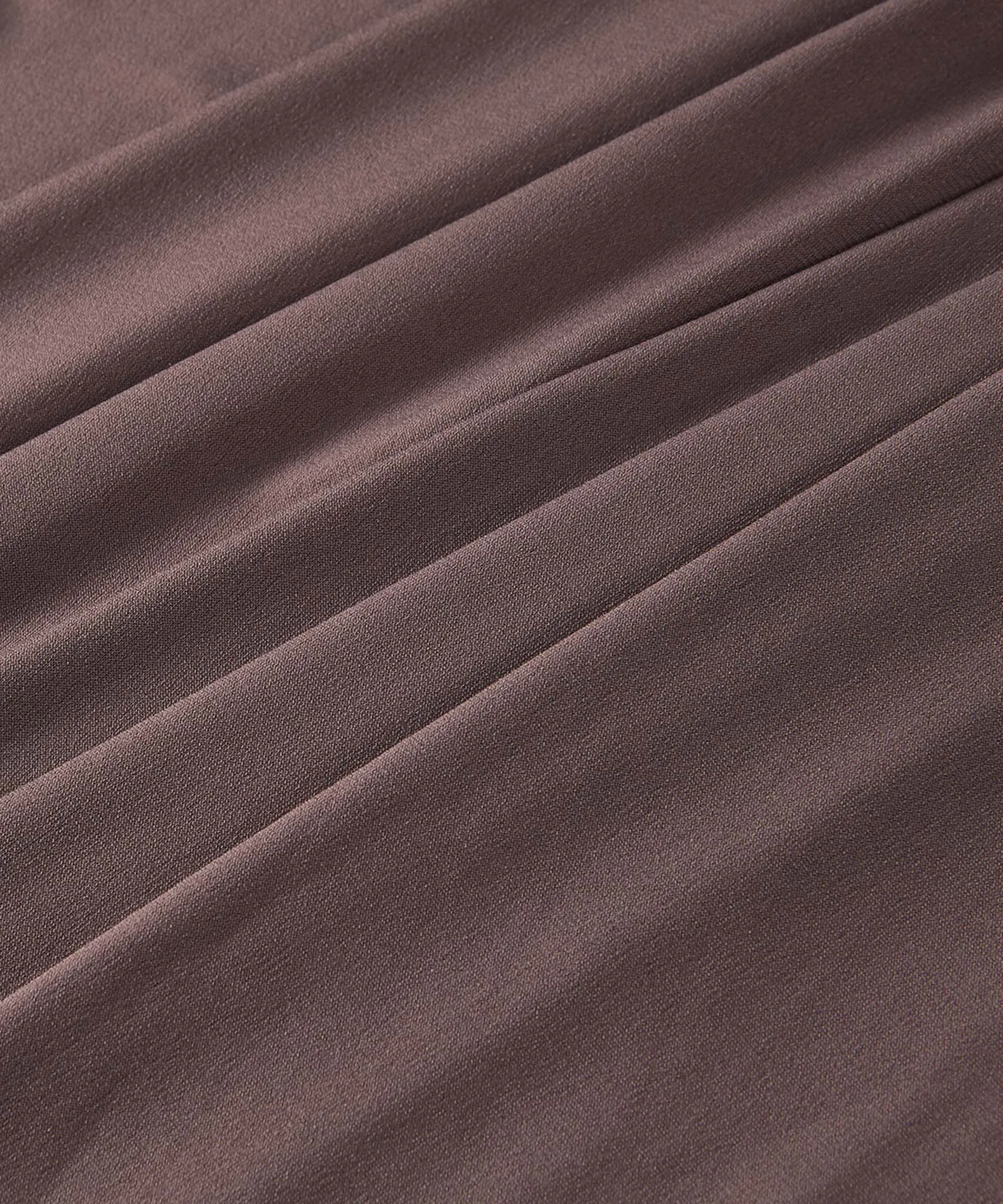 Taupe A-Line Jersey Maxi Skirt