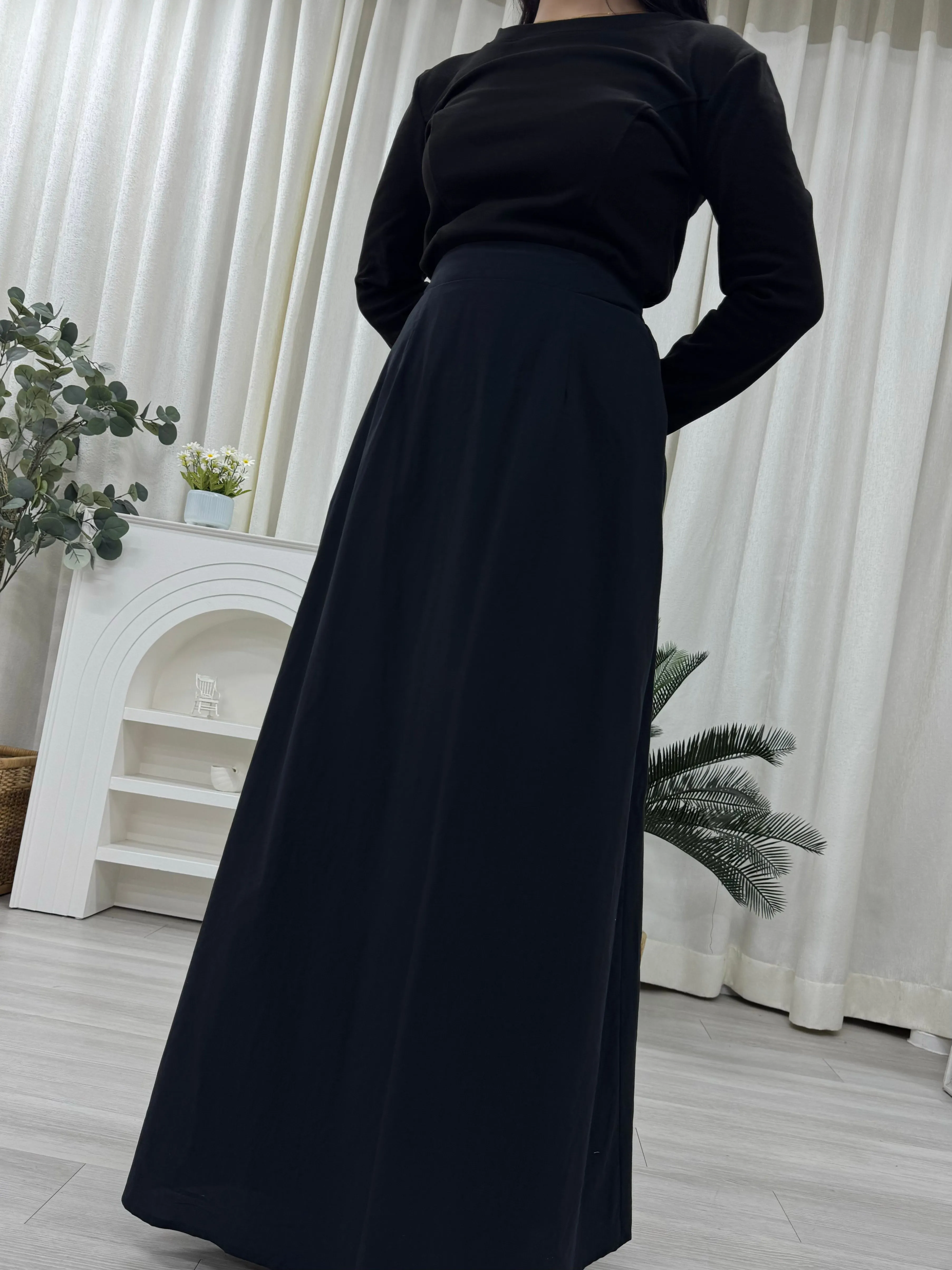 The A-line Crushed Cotton Skirt Edit