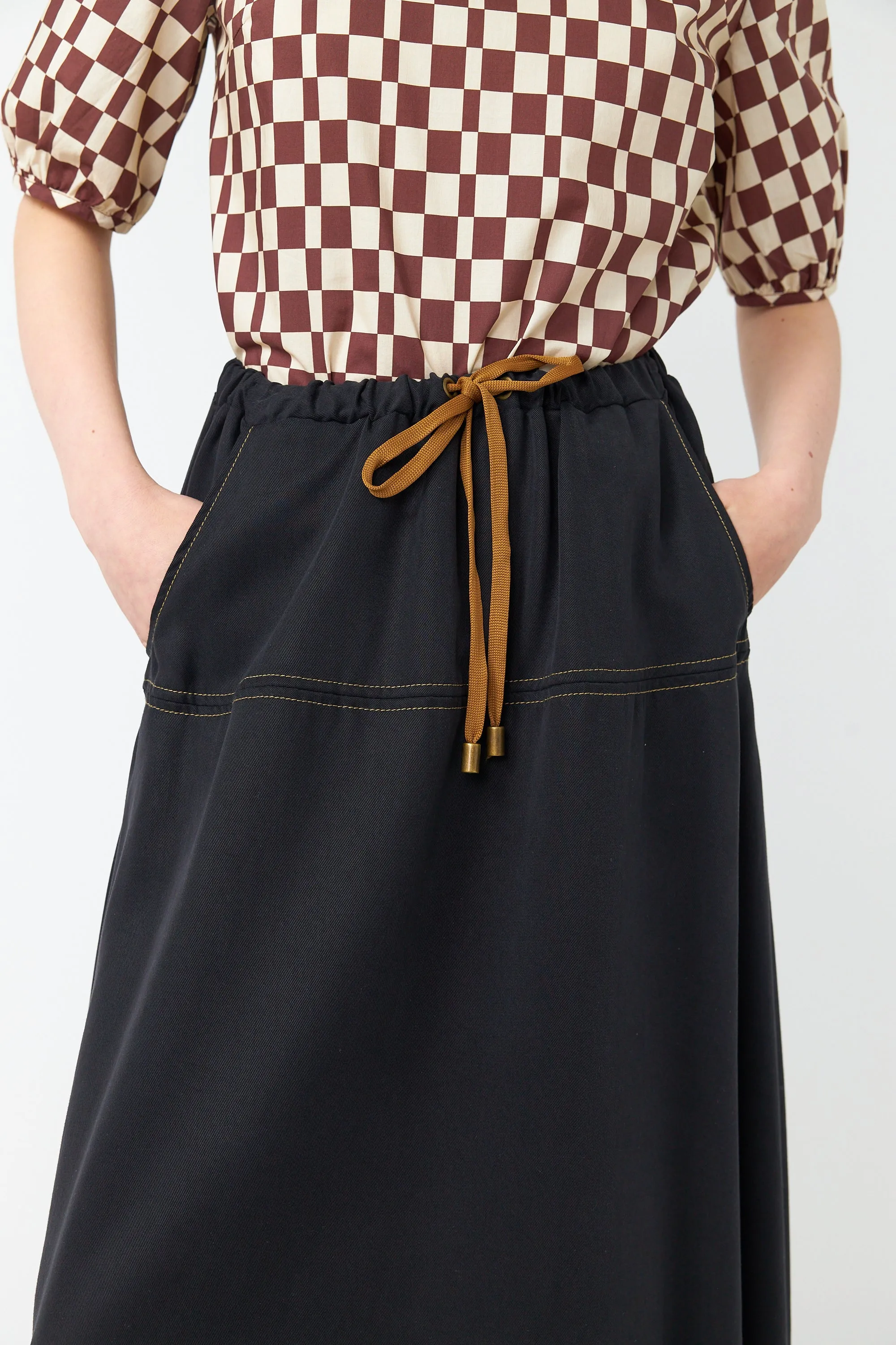 Traveller drawstring skirt