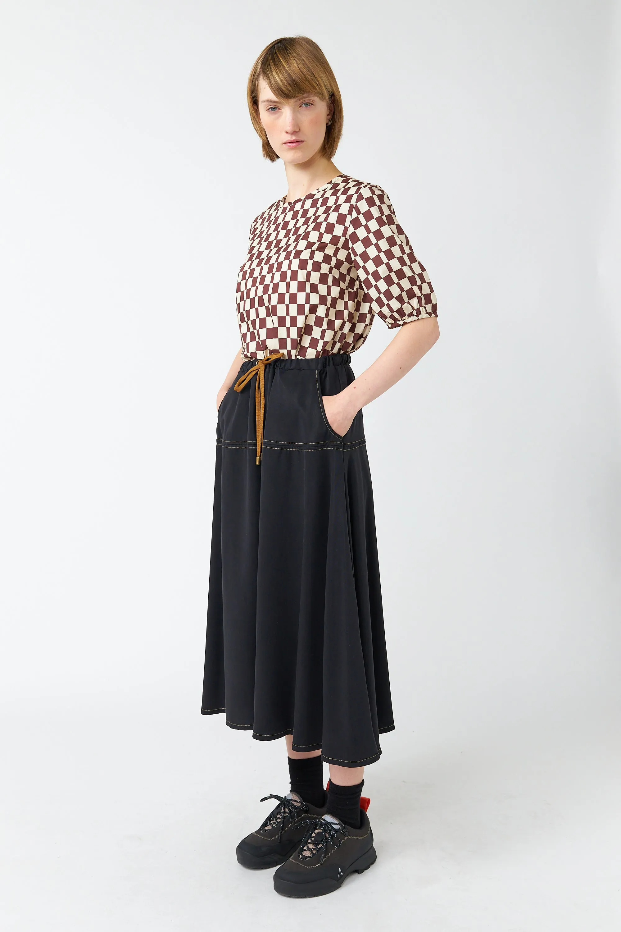 Traveller drawstring skirt