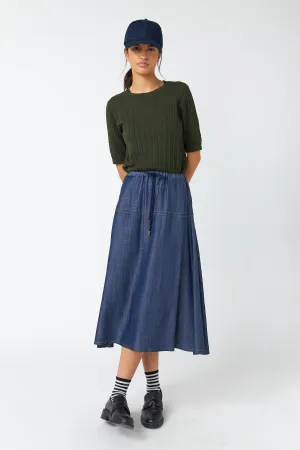 Traveller drawstring skirt