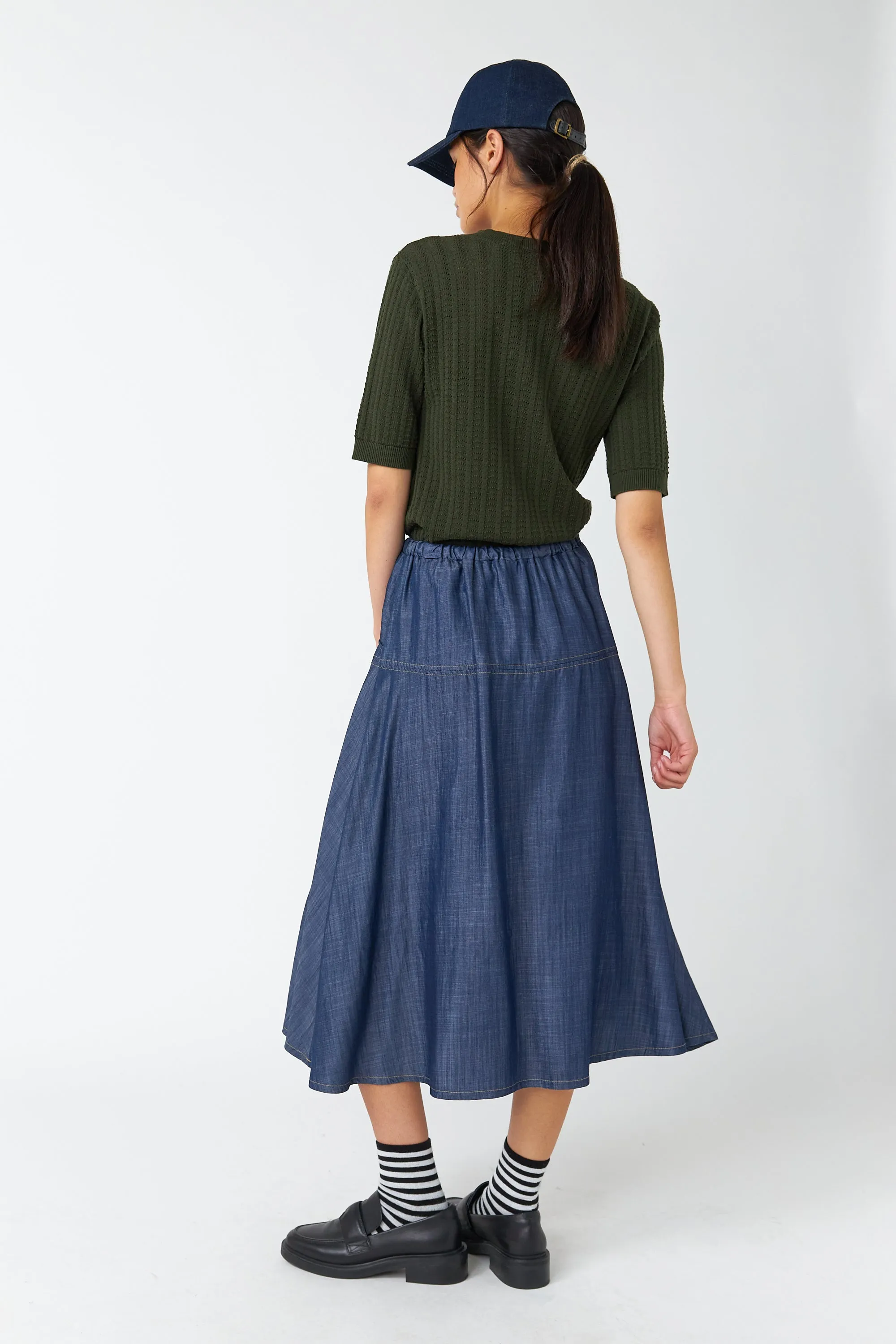Traveller drawstring skirt