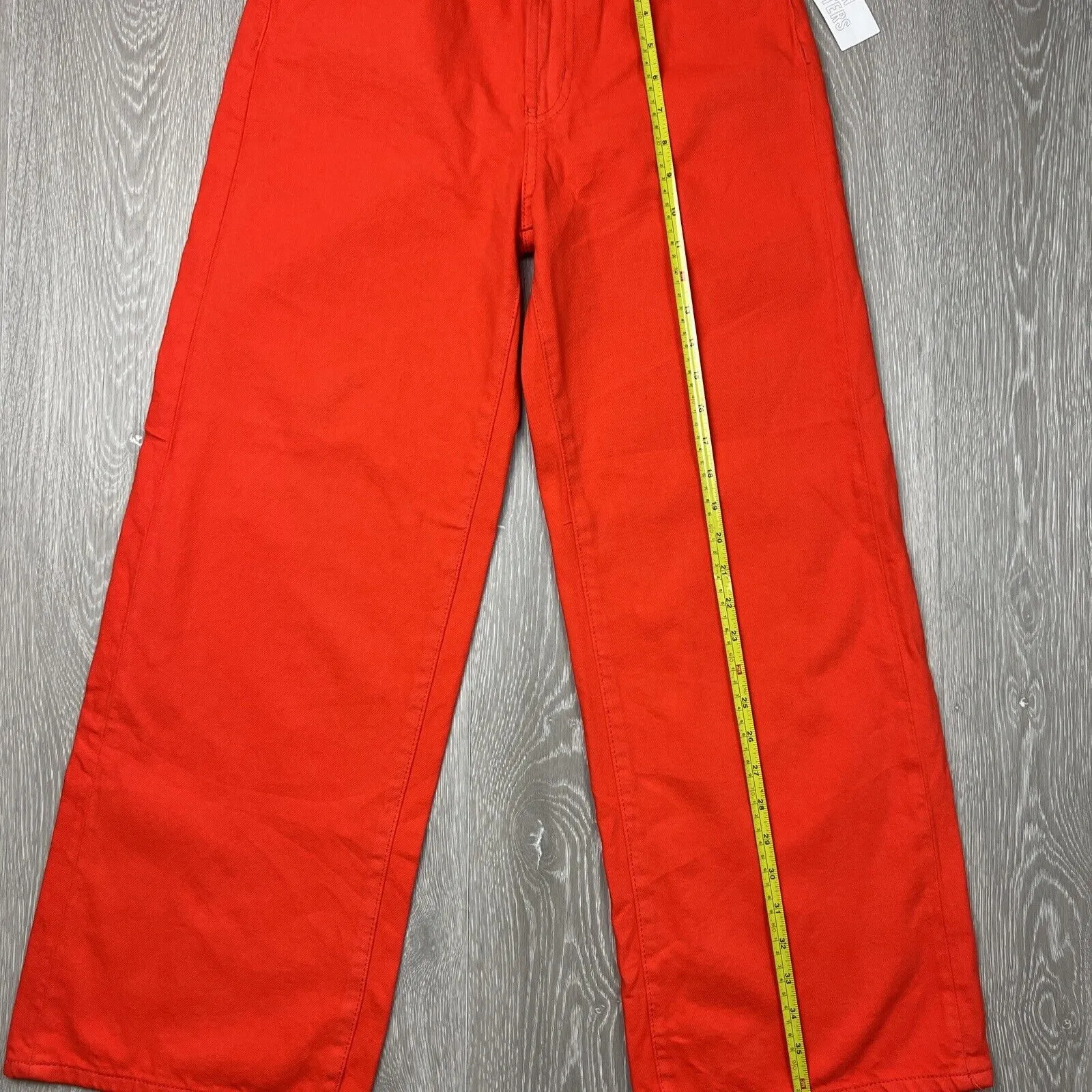 Urban Outfitters BDG Womens High & Wide Orange Jeans Size 27 (New)