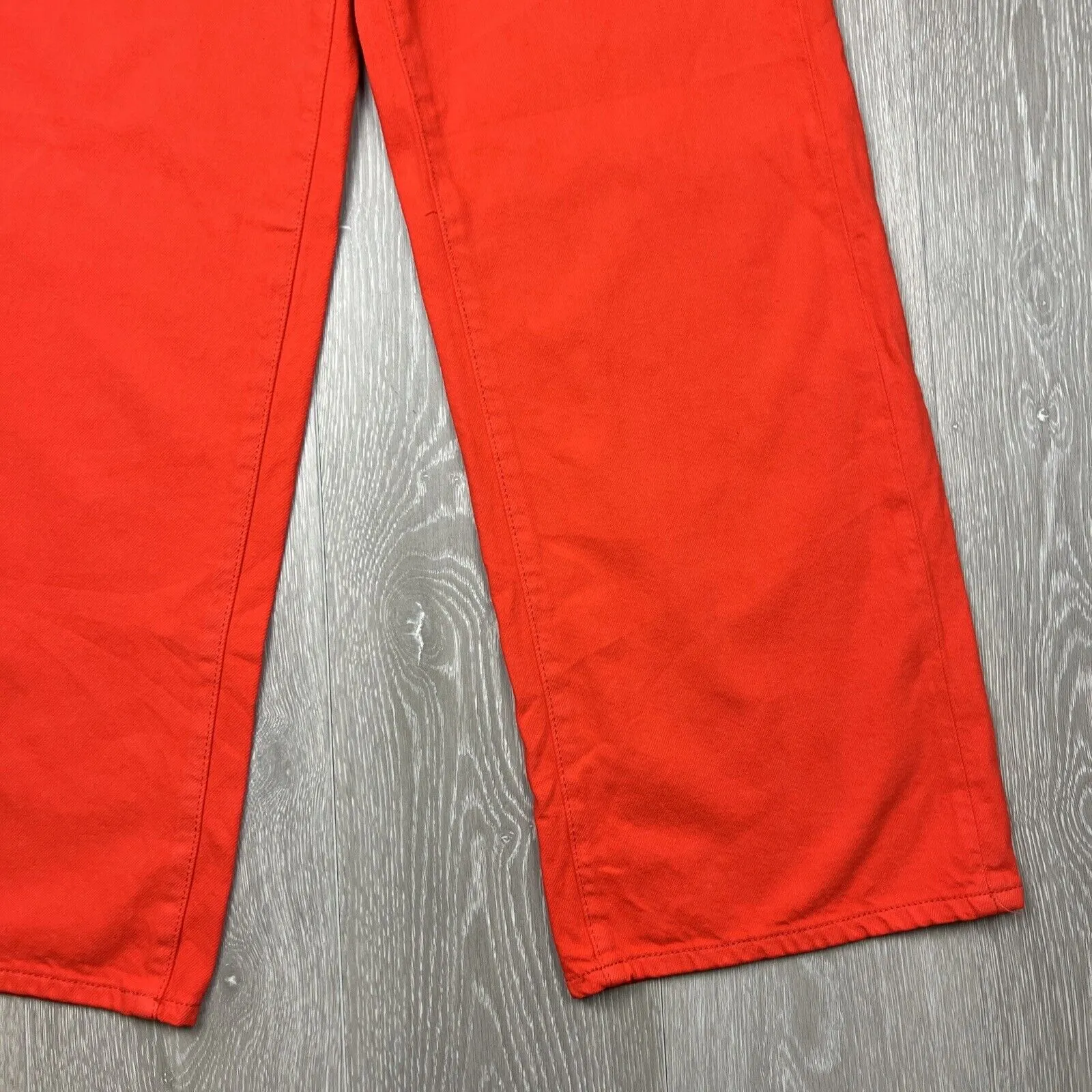 Urban Outfitters BDG Womens High & Wide Orange Jeans Size 27 (New)