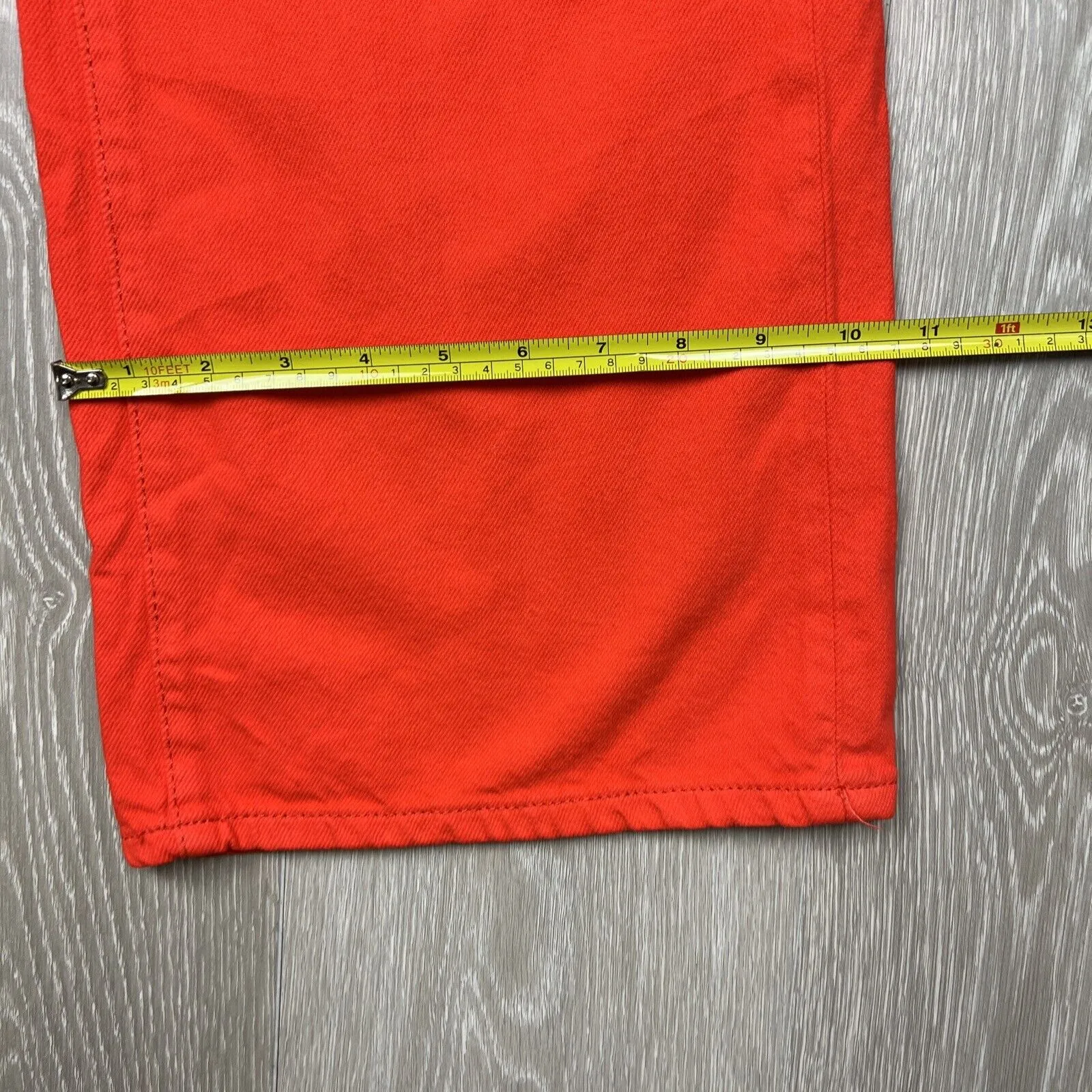 Urban Outfitters BDG Womens High & Wide Orange Jeans Size 27 (New)