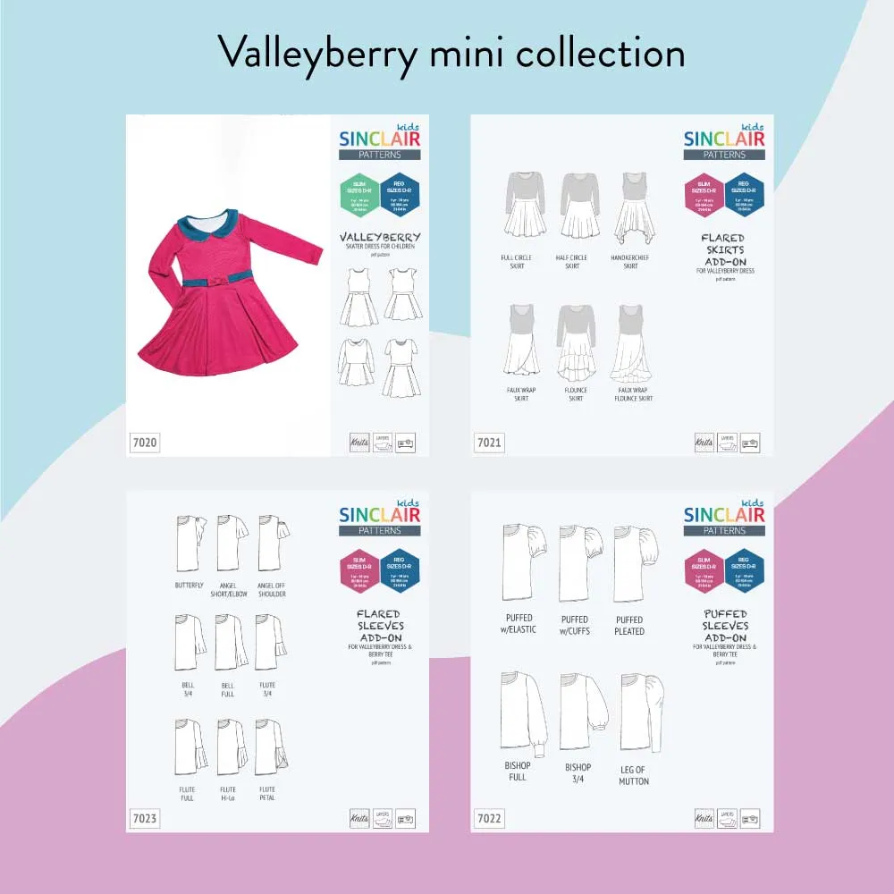 Valleyberry mini collection (4 patterns)