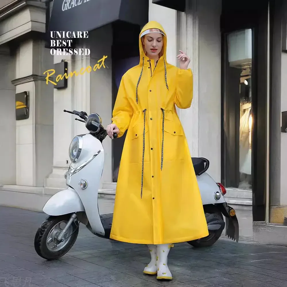 Waterproof Raincoat Outdoor Tourism Hiking Rain Poncho Hooded Rain Coat High-quality Raincoat