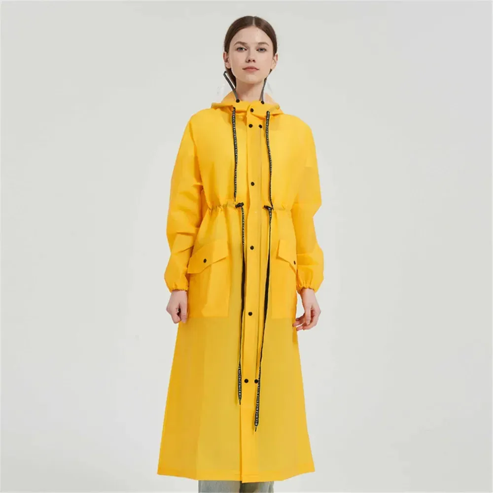 Waterproof Raincoat Outdoor Tourism Hiking Rain Poncho Hooded Rain Coat High-quality Raincoat