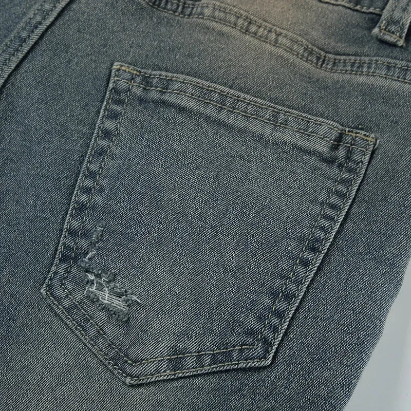 Wide Leg Denim Pants