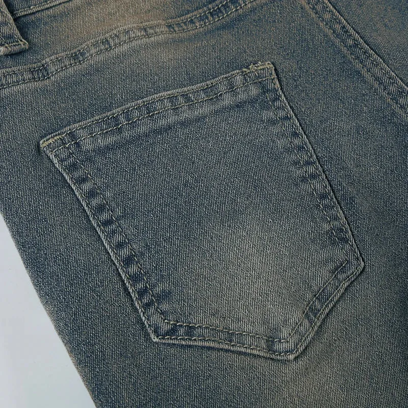 Wide Leg Denim Pants