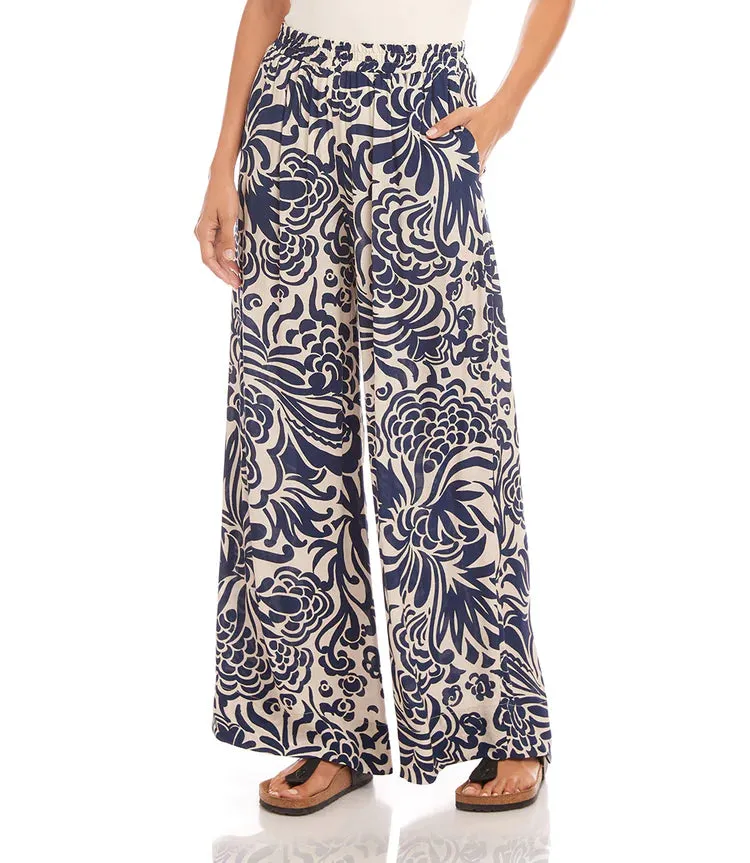 Wide Leg Pants Print