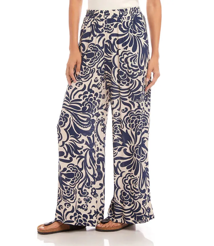 Wide Leg Pants Print