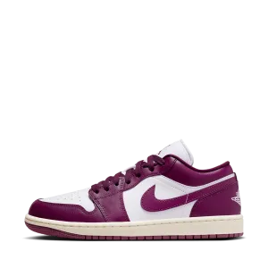 Wmns Air Jordan 1 Low 'White and Bordeaux'