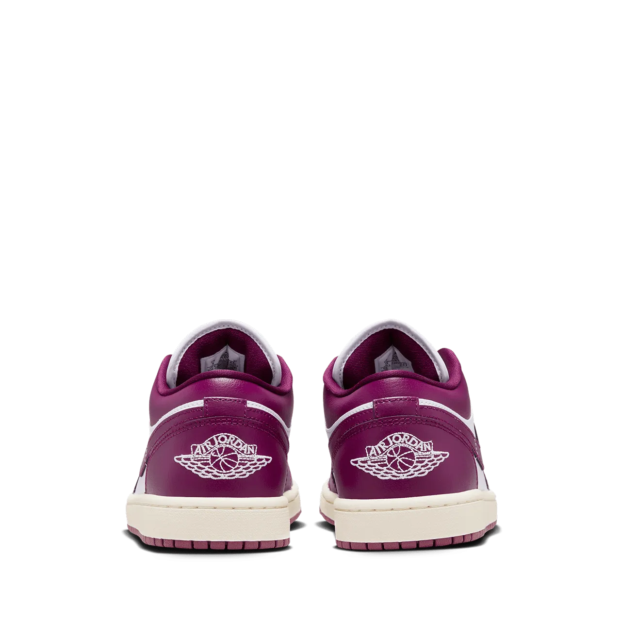Wmns Air Jordan 1 Low 'White and Bordeaux'