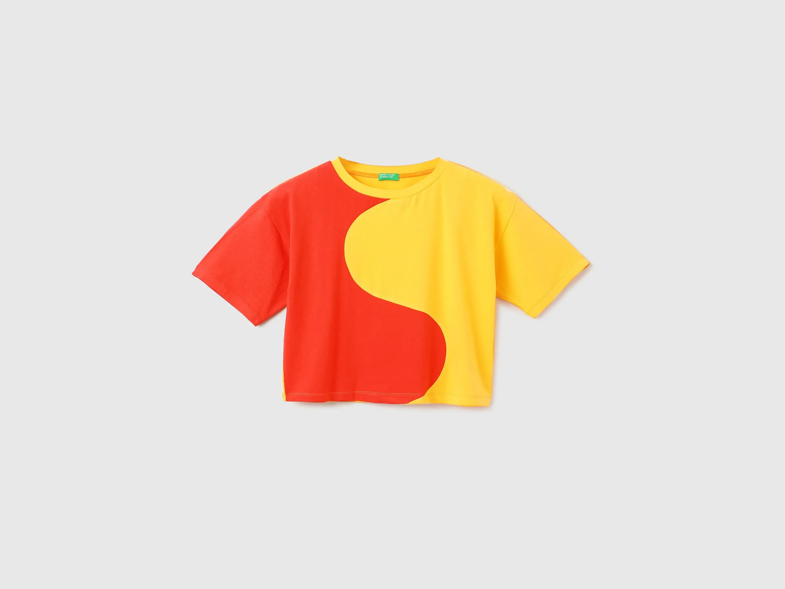 Women Colorblock Round Neck T-Shirt