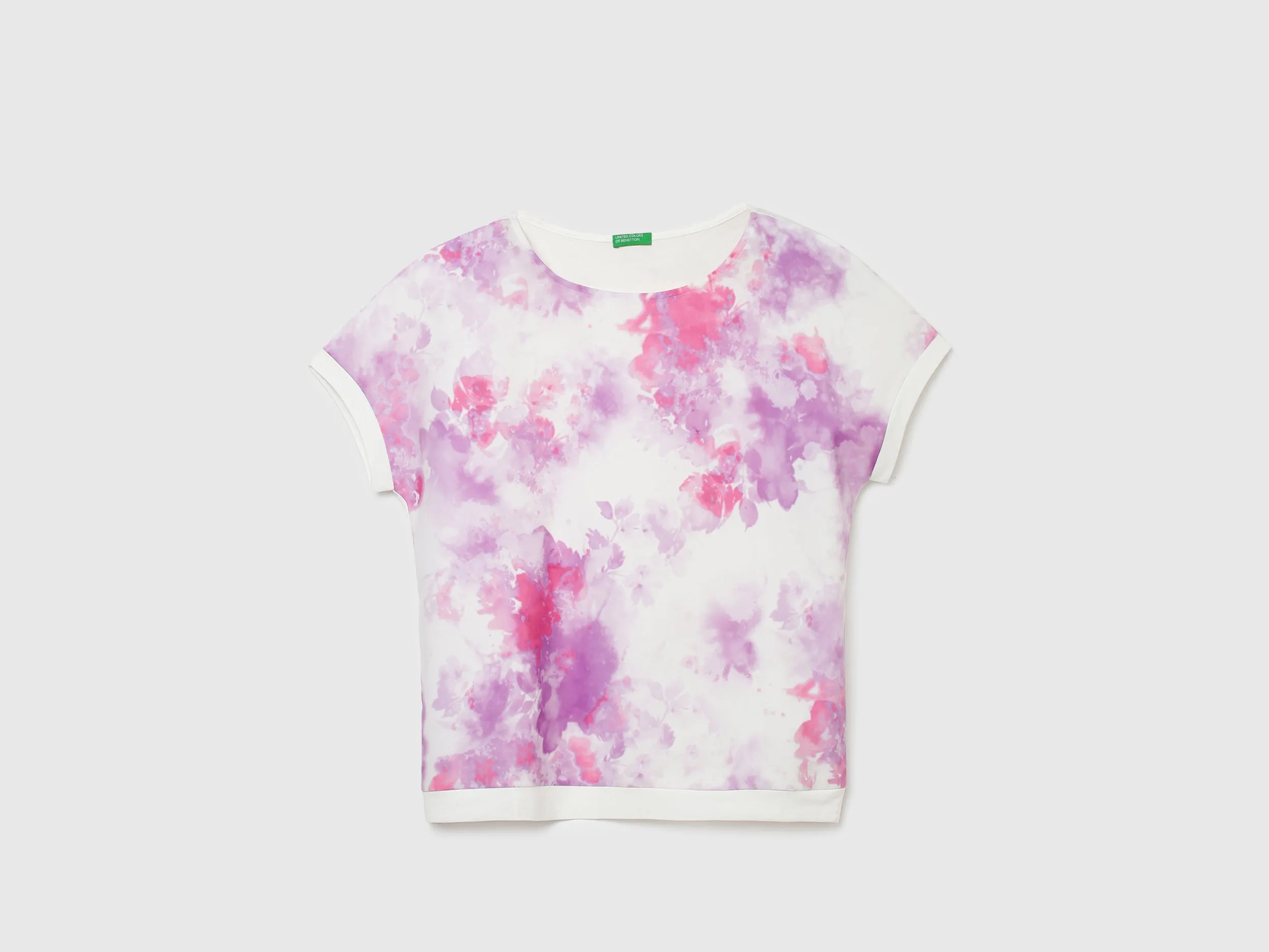 Women Tie & Dye Round Neck Top