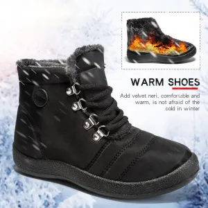 Women's Boots waterproof warm lace-up elegant comfortable snow winter