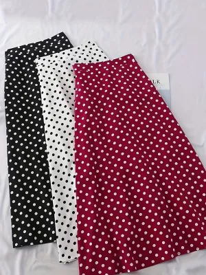 Women's Half Skirt Three Pack Polka Dot Print Set