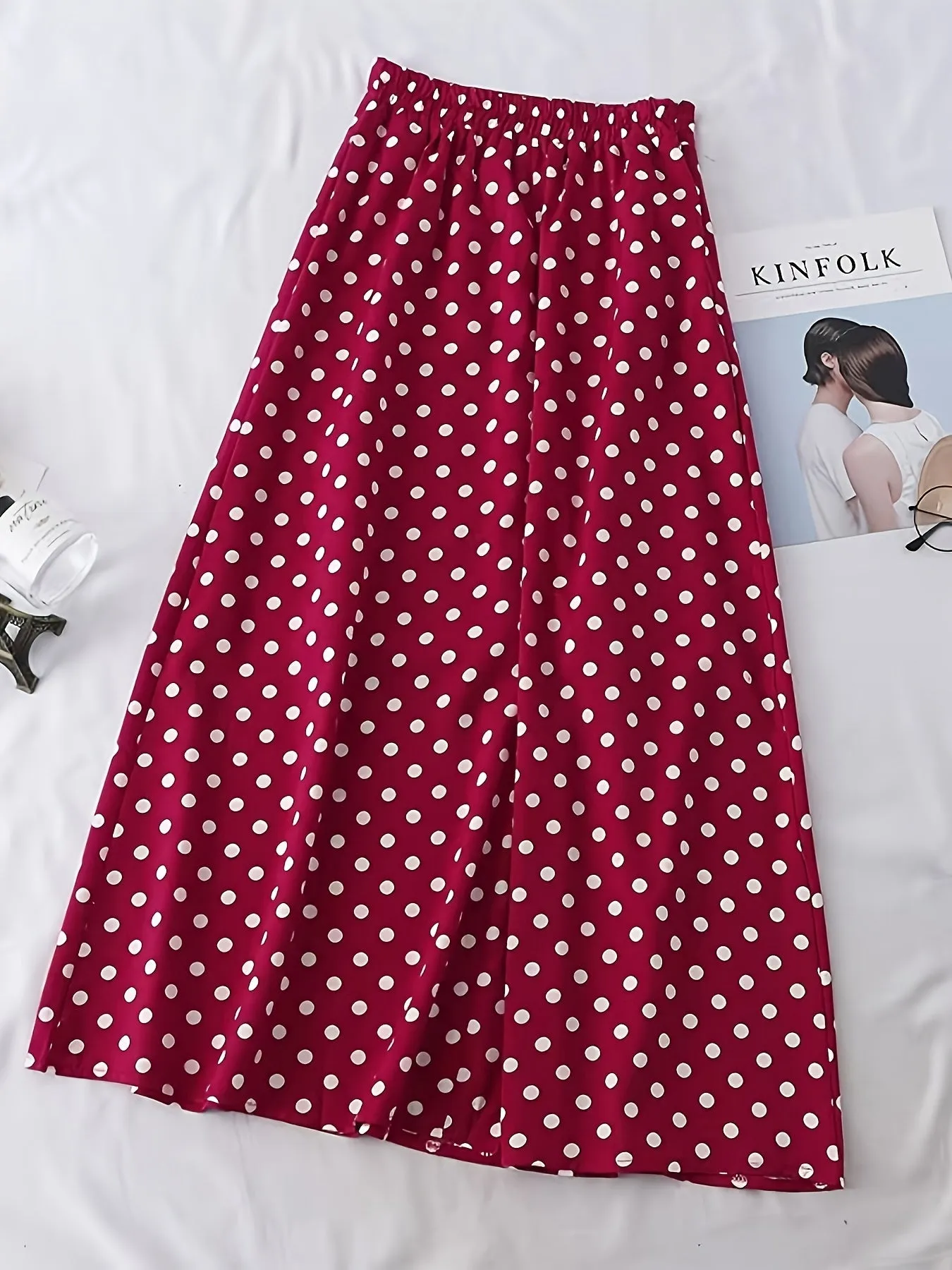 Women's Half Skirt Three Pack Polka Dot Print Set