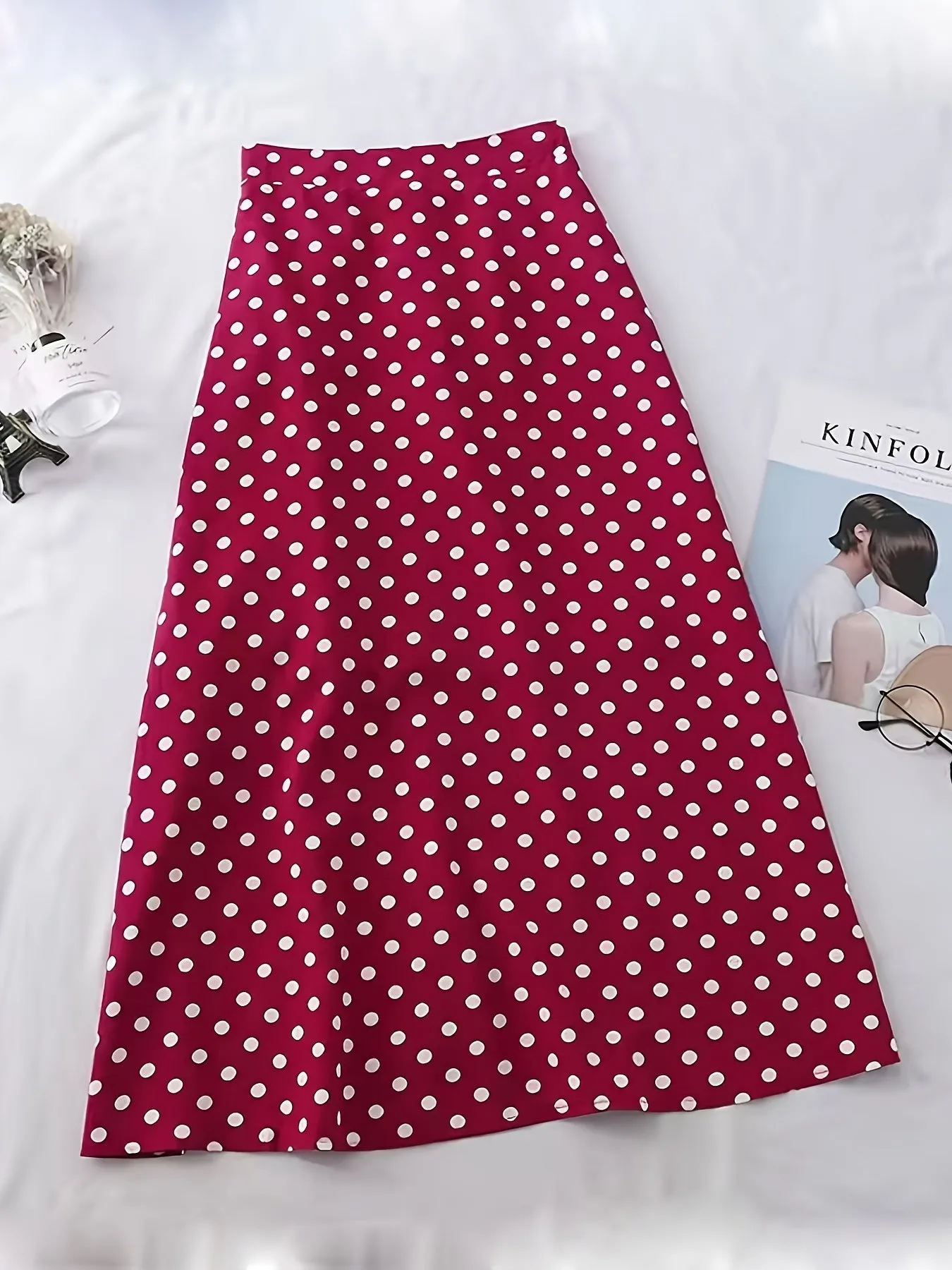 Women's Half Skirt Three Pack Polka Dot Print Set