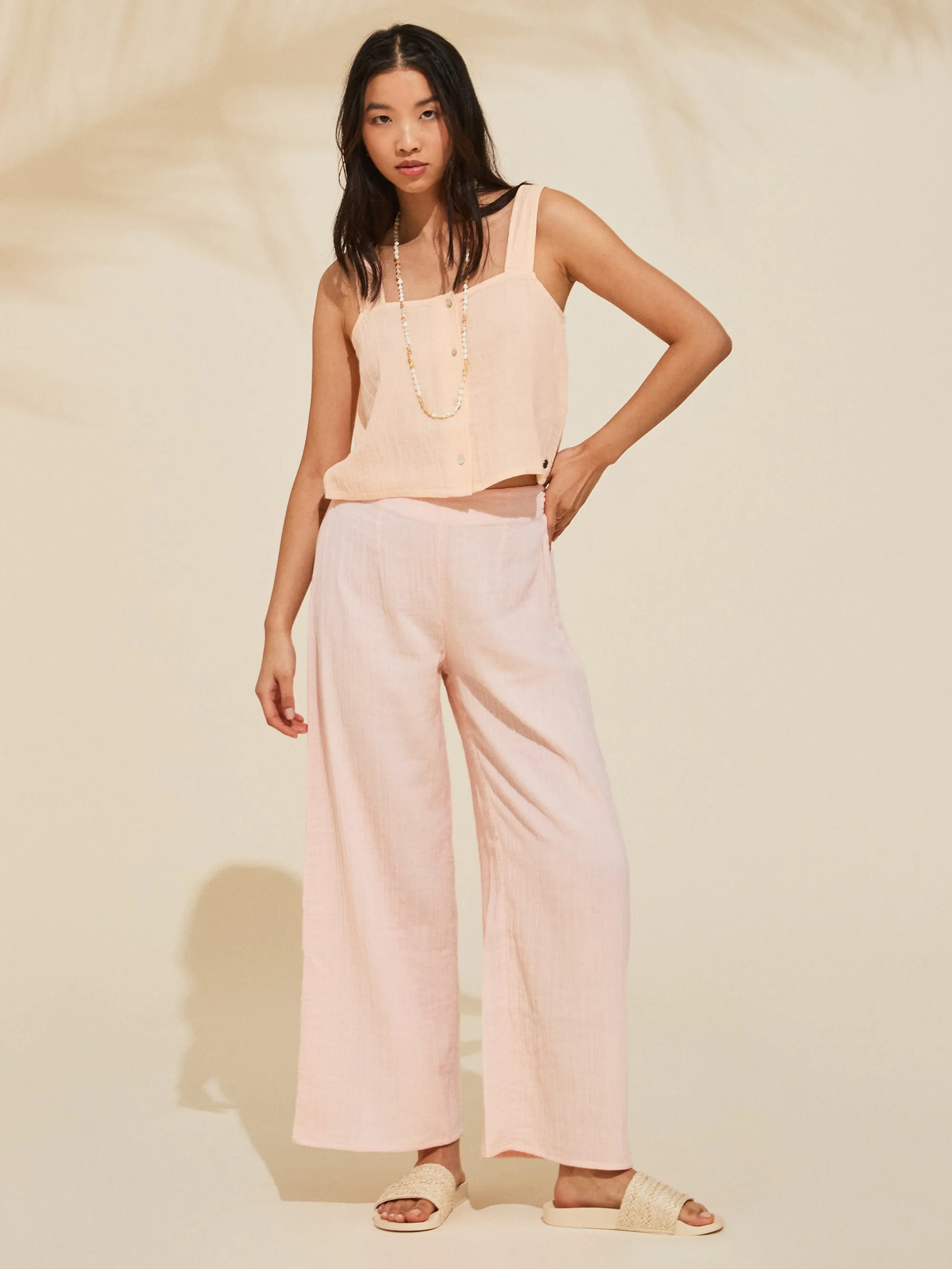 Womens Shimae Cropped Palazzo Trousers