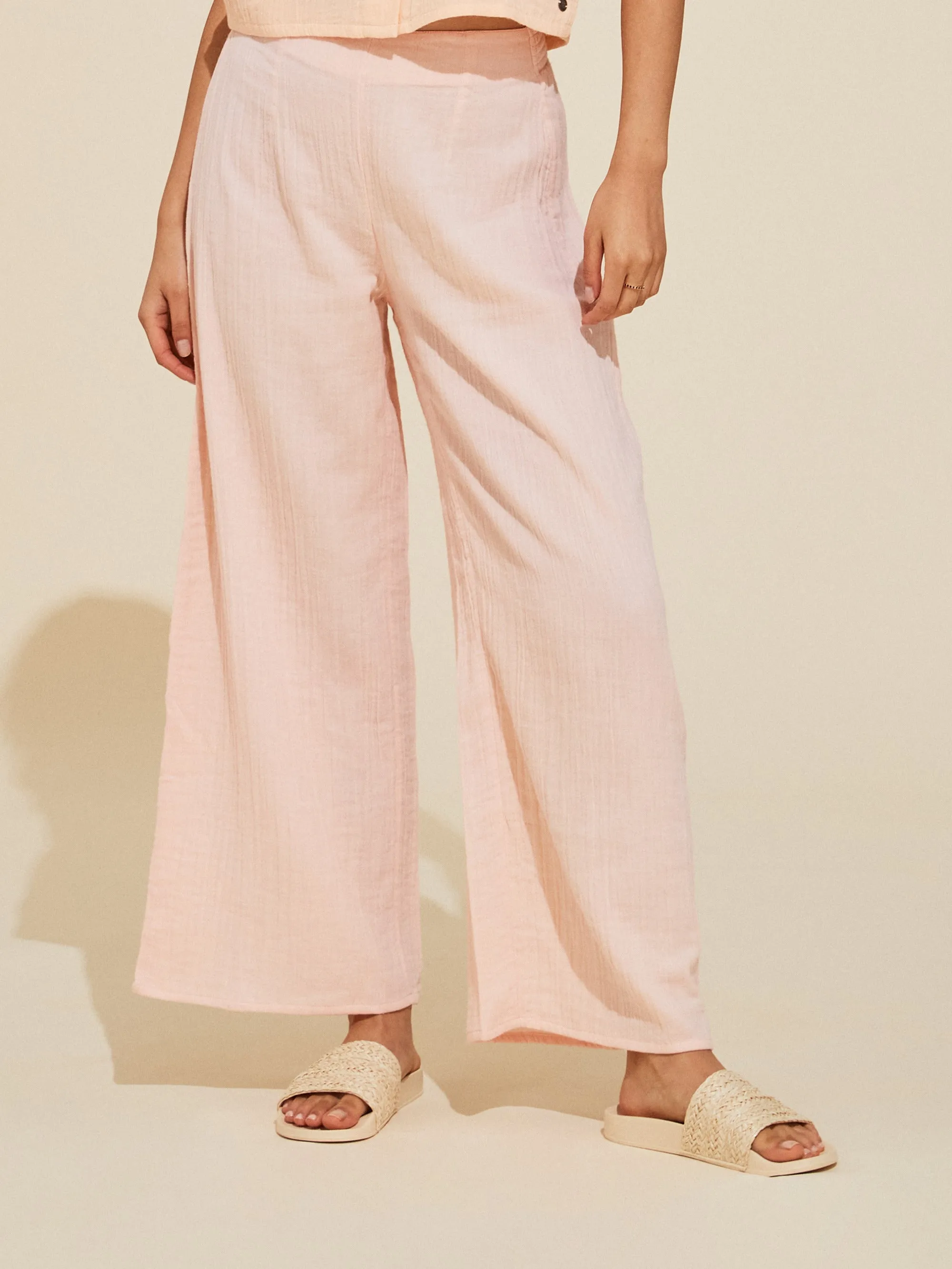Womens Shimae Cropped Palazzo Trousers
