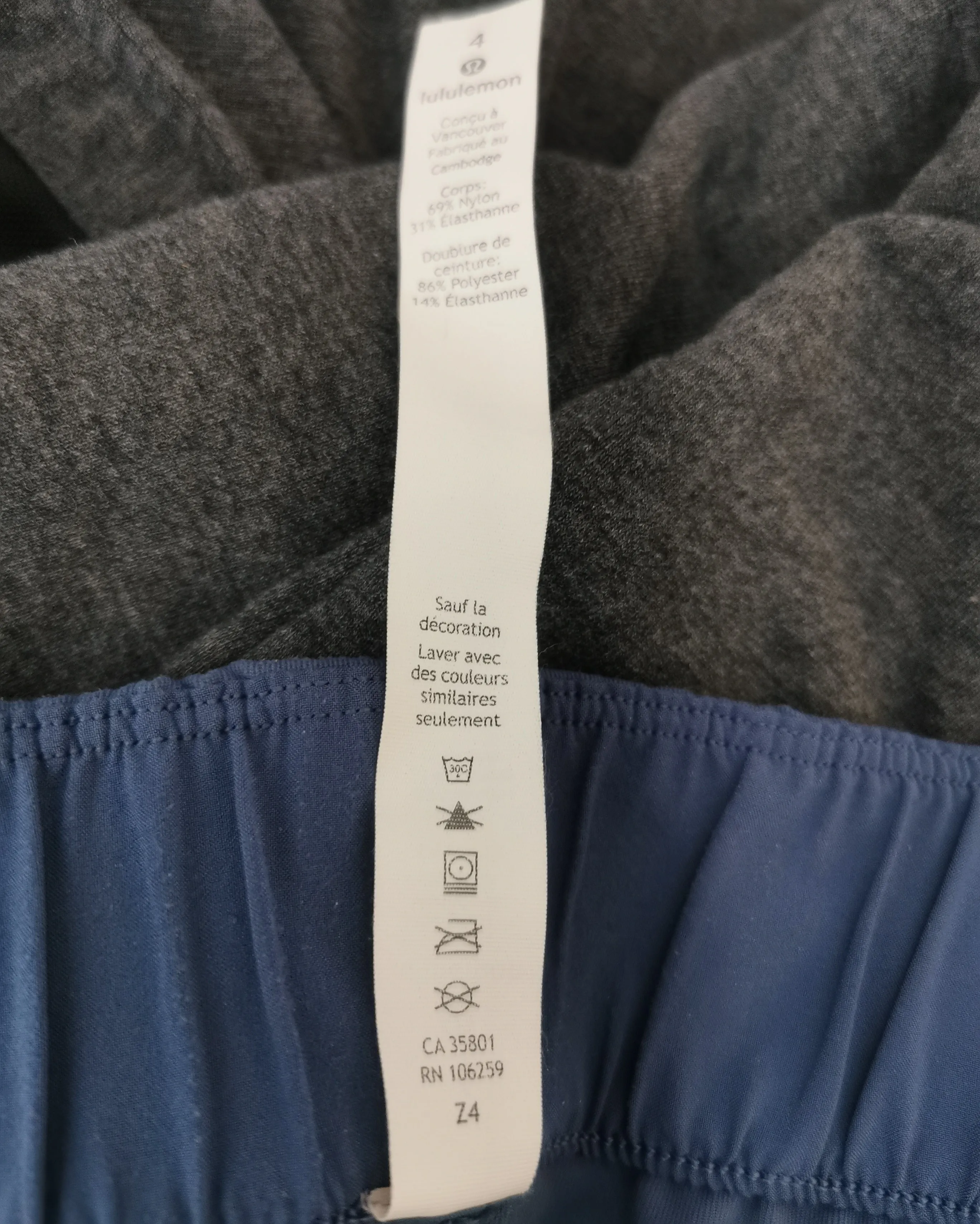 WOMENS SIZE 4 - LULULEMON, Lightweight Trouser Drawstring Pants EUC B58